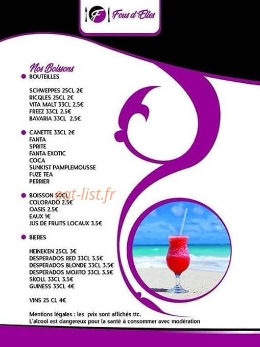 Fous D'Elles — carte page 4