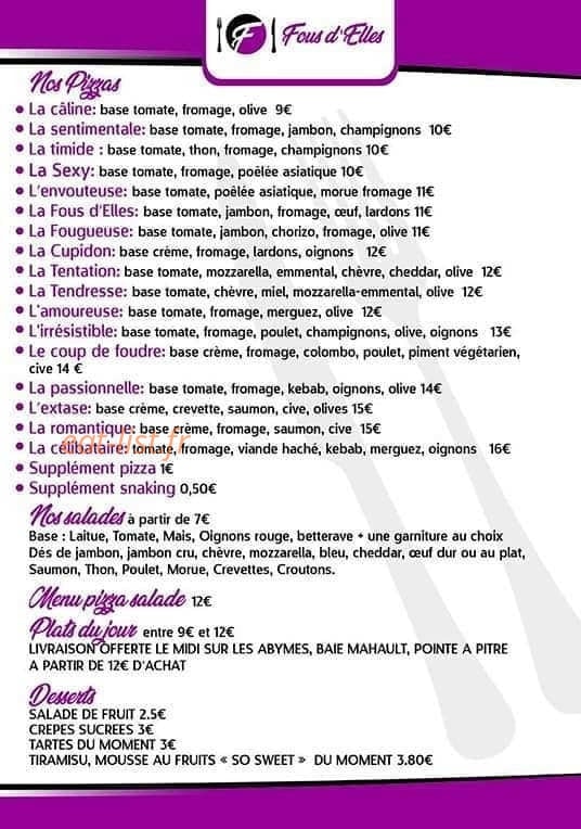 Fous D'Elles — carte page 3