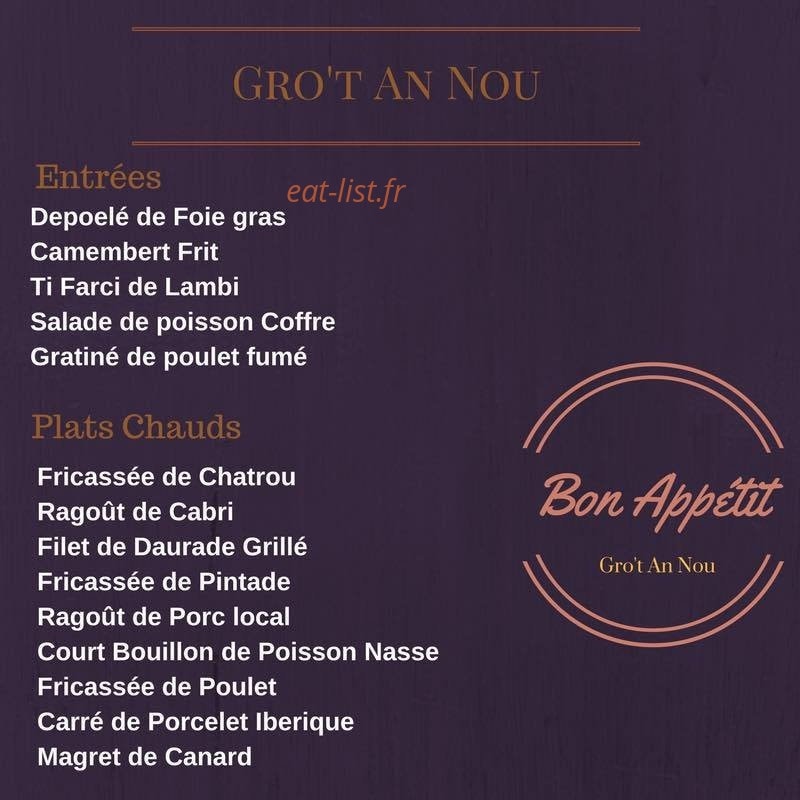 Gro't An Nou — carte page 1