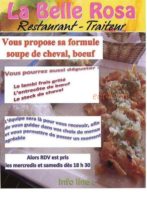 La Belle Rosa — carte page 1