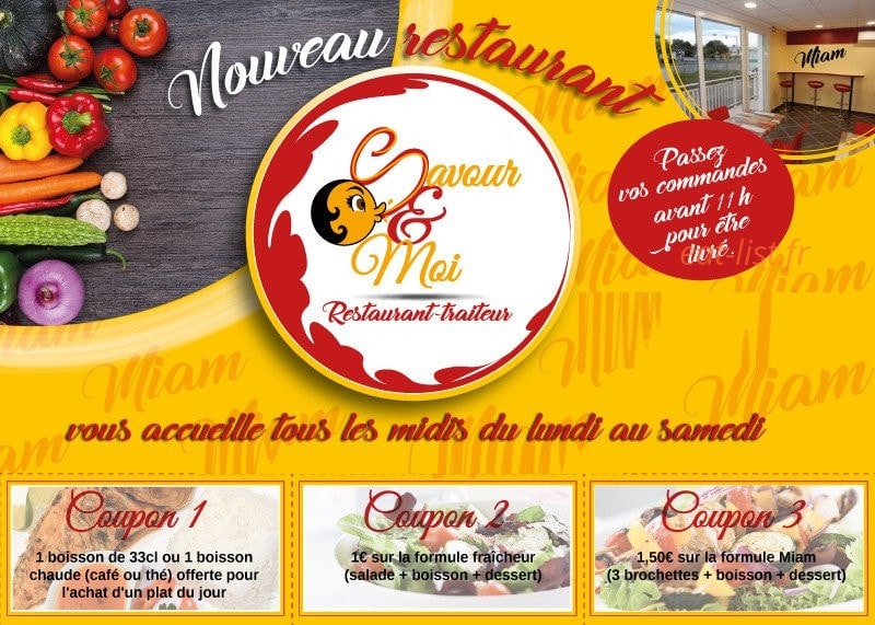 Savour & Moi — carte page 1