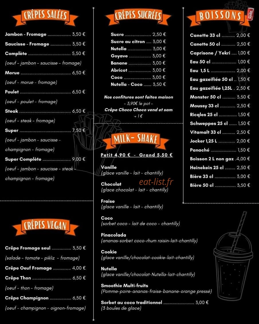Snack Mich — carte page 2