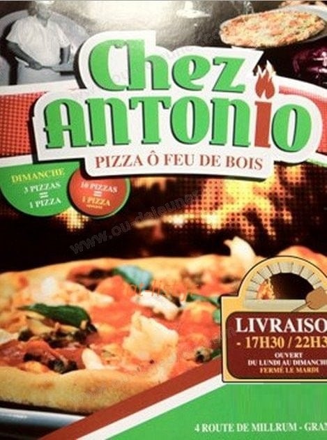 Antonio pizza — carte page 1