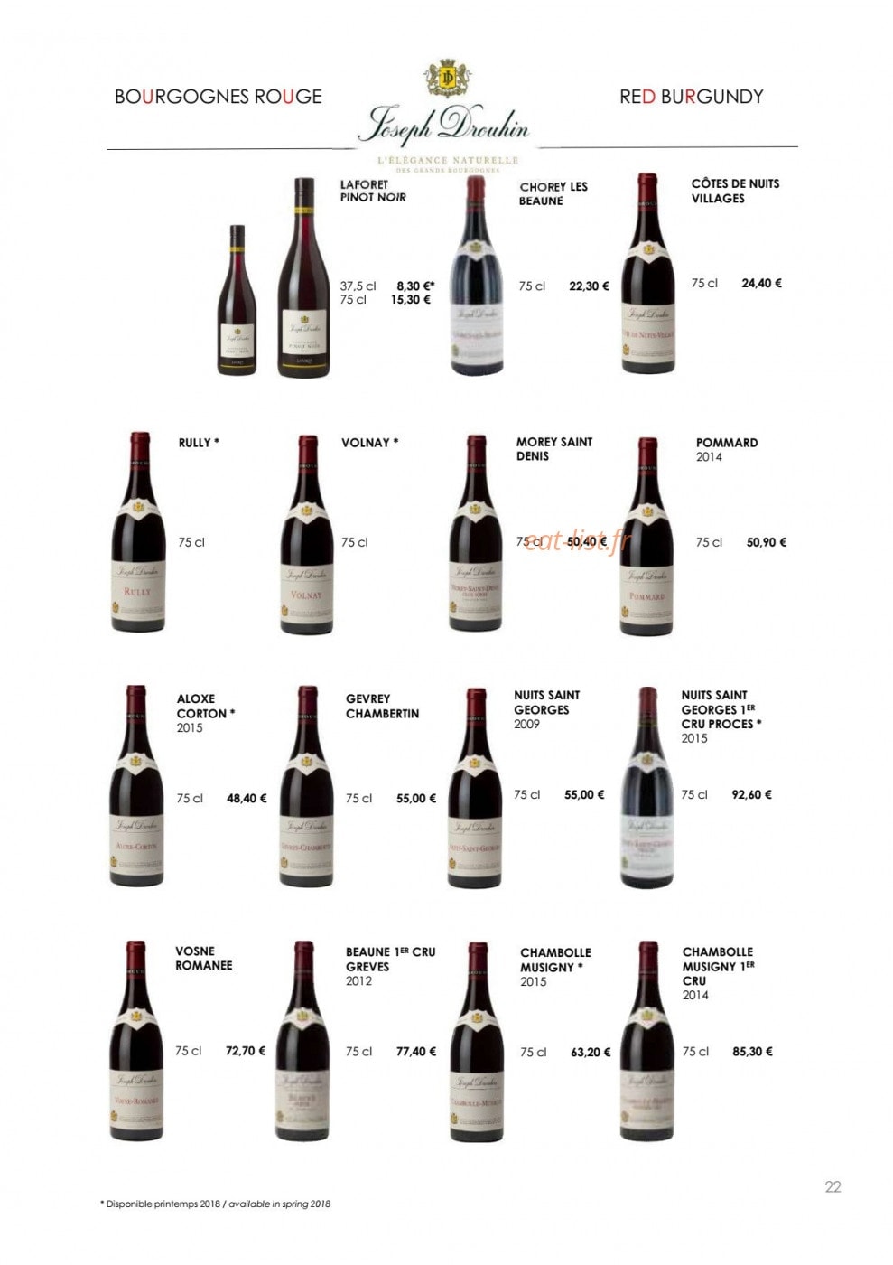 Bacchus — carte page 7