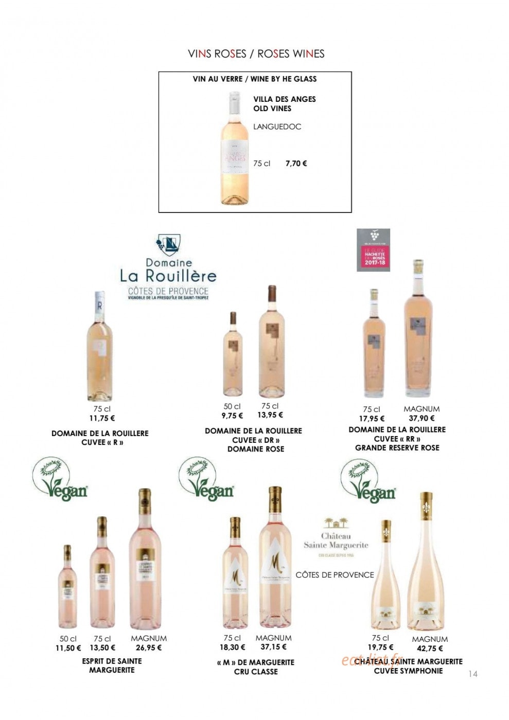 Bacchus — carte page 4