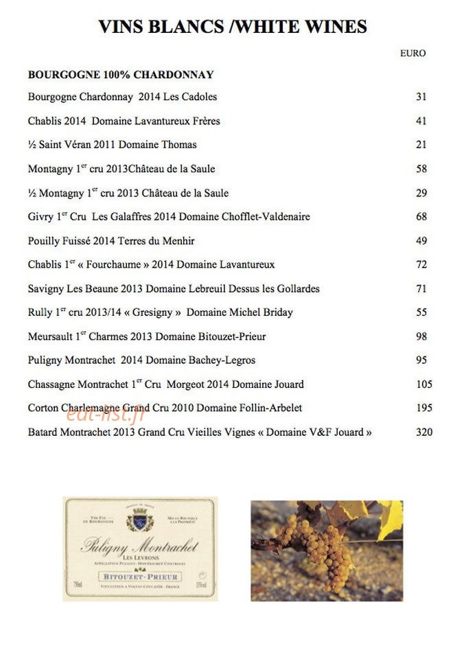 Bistrot Caraibes — carte page 6