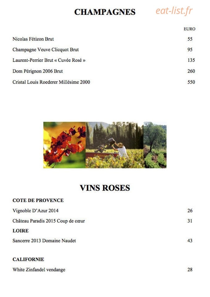 Bistrot Caraibes — carte page 5