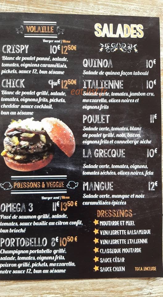 Burger 12 — carte page 2
