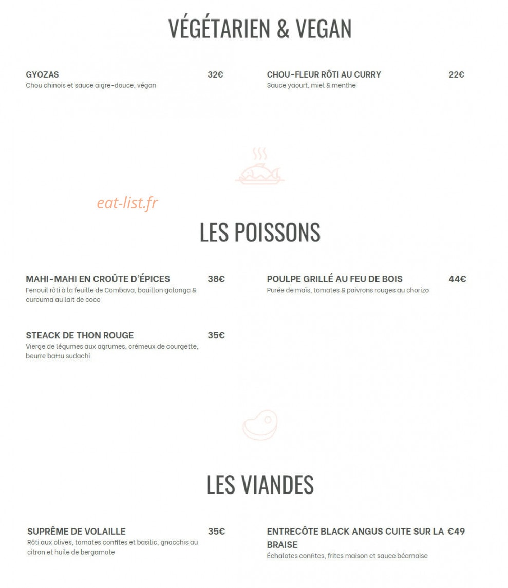 Coco Beach — carte page 2