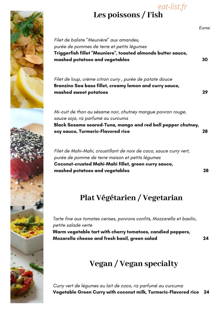 La Villa — carte page 4