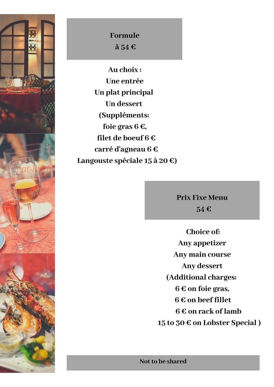 La Villa — carte page 5