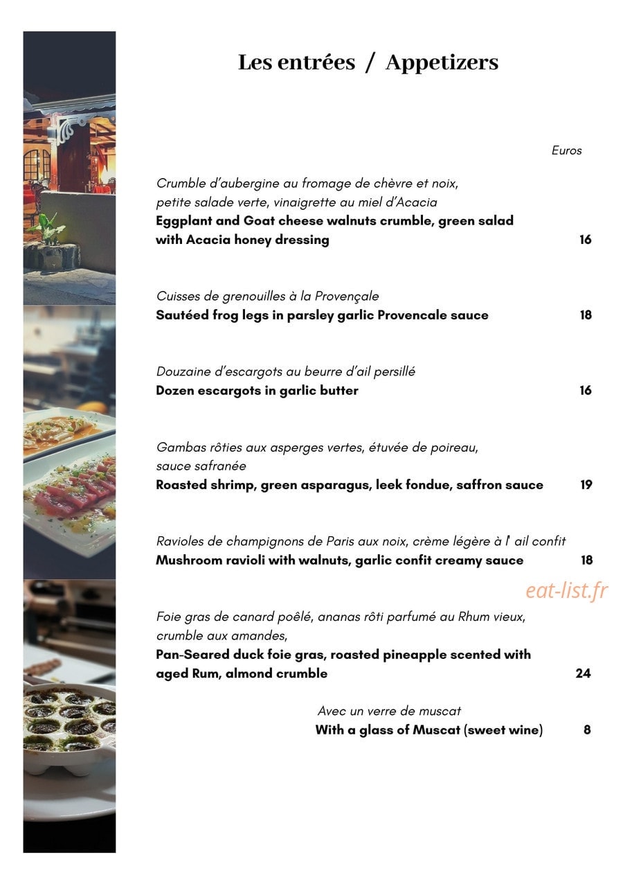 La Villa — carte page 2