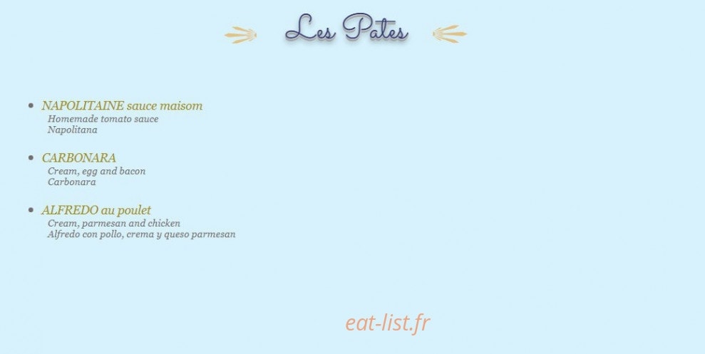 Le Calypso — carte page 5