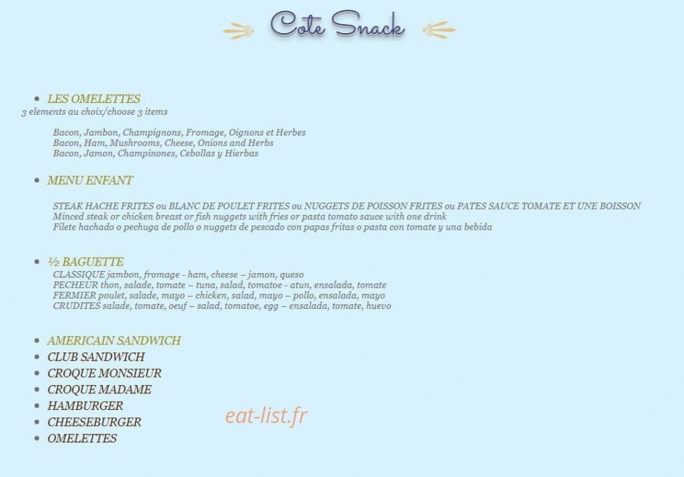 Le Calypso — carte page 7