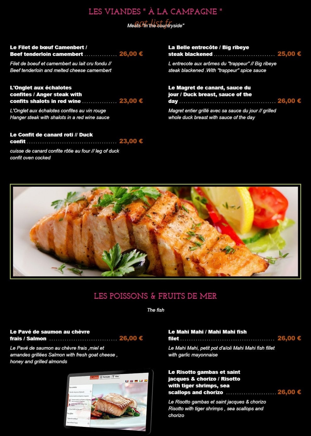 Le piment — carte page 2