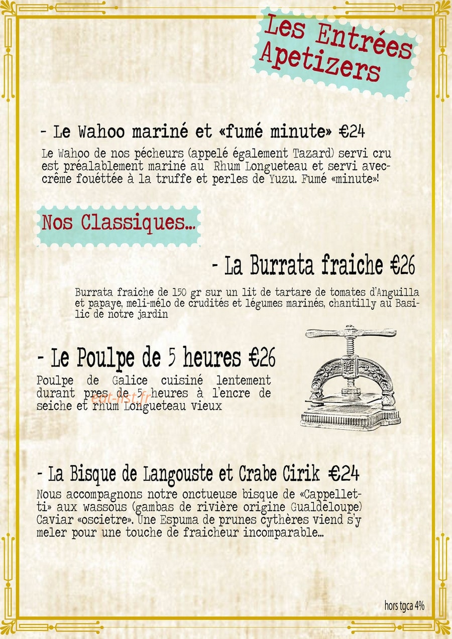Le Pressoir — carte page 6