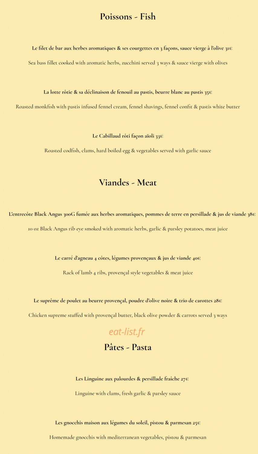 Les Oliviers — carte page 2