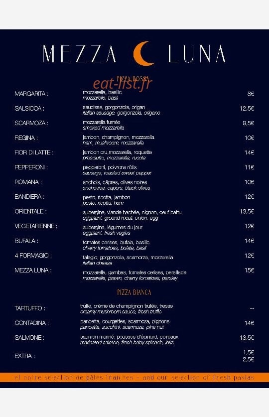 Mezza Luna — carte page 1