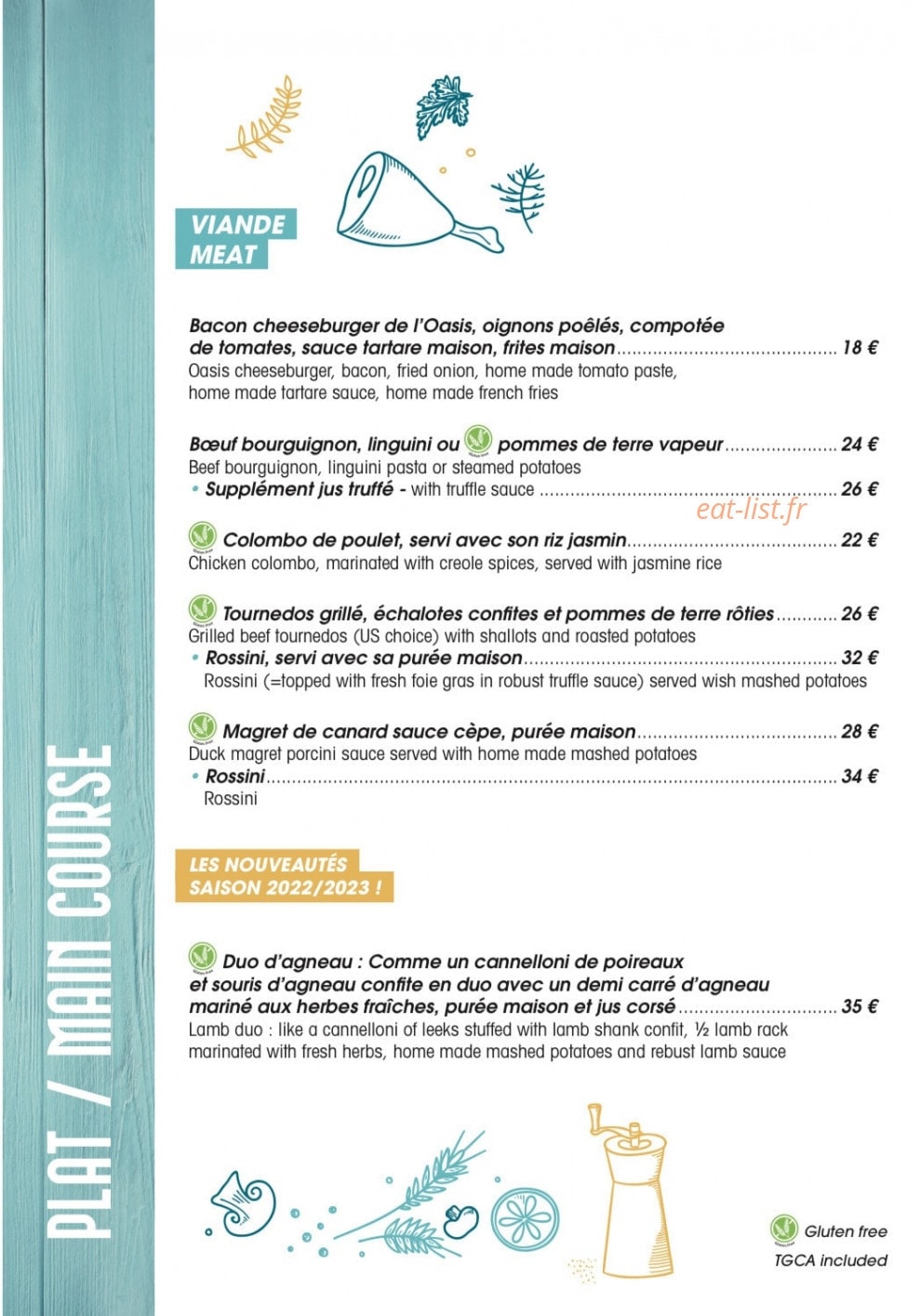 Oasis — carte page 6