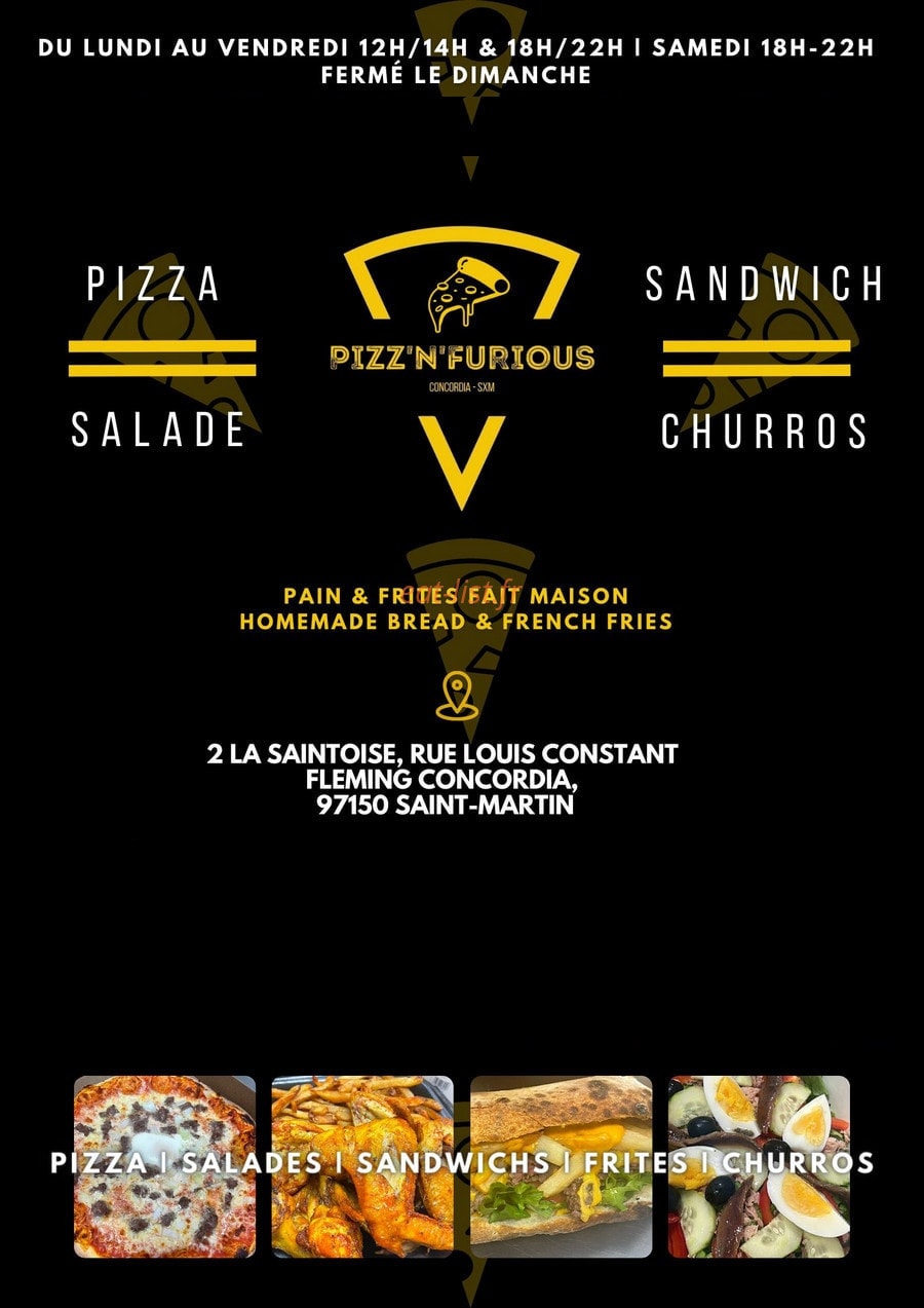 Pizz N Furious — carte page 1