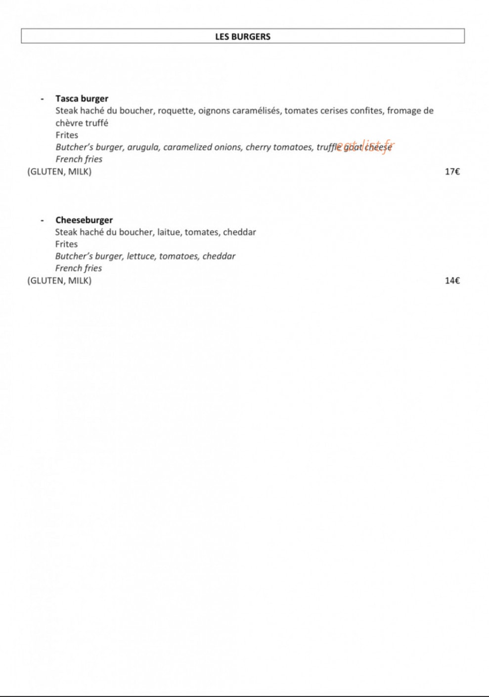 Tasca — carte page 6