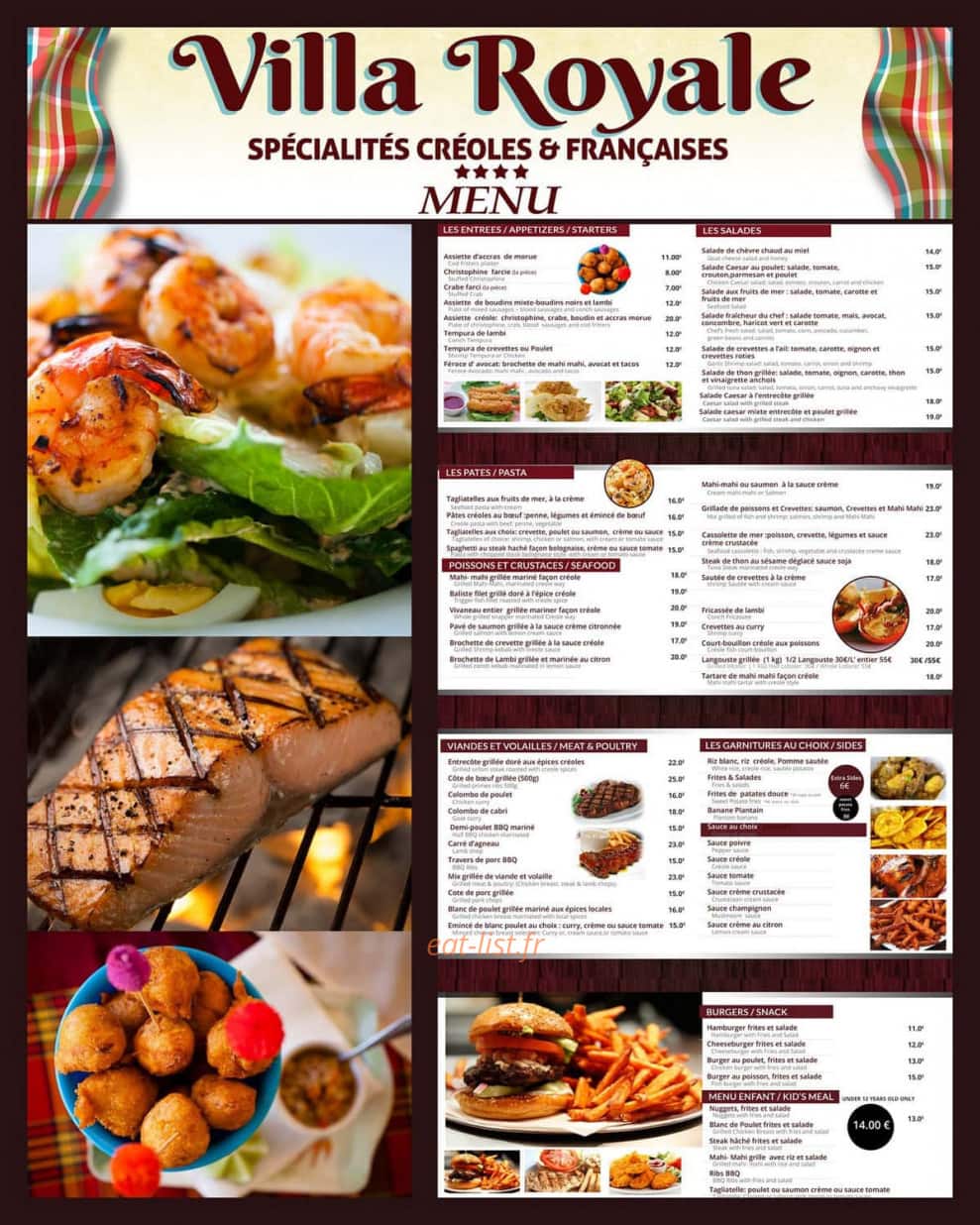 Villa Royale — carte page 1