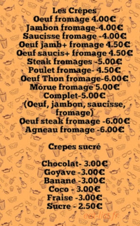 Bokit créole plus — carte page 2