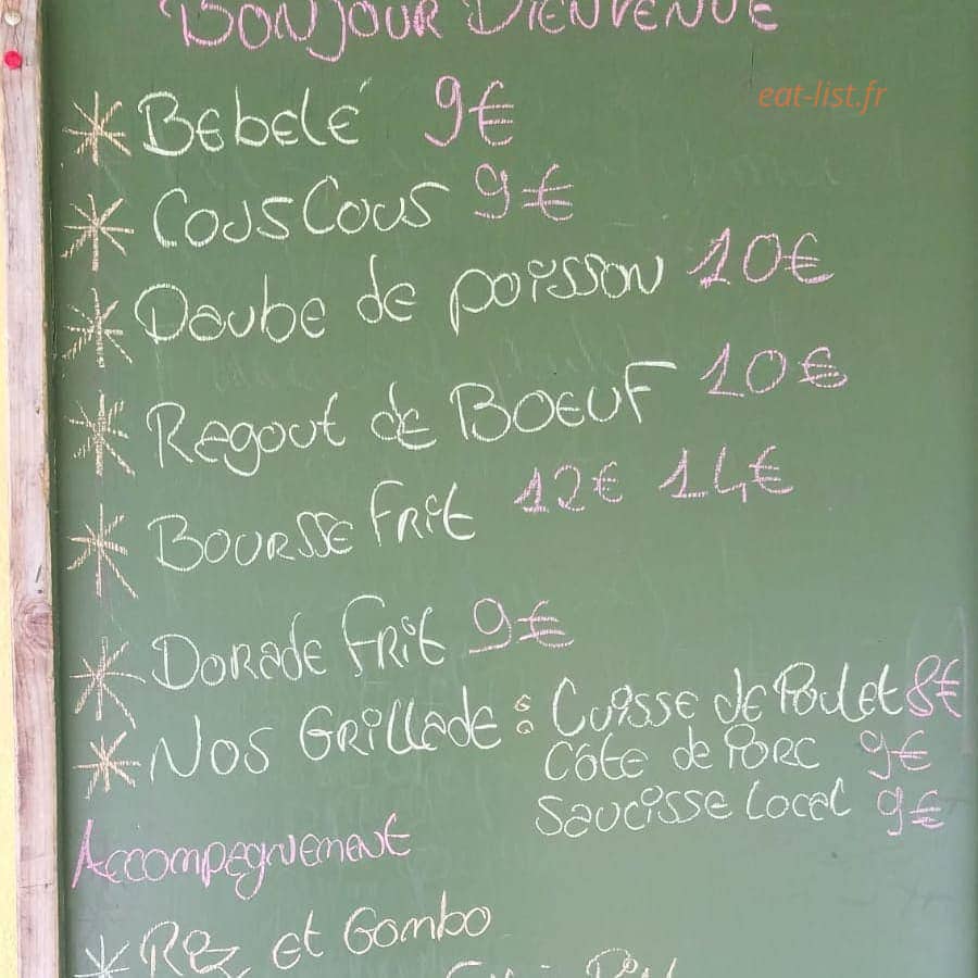 La cuisine de la Famille — carte page 1