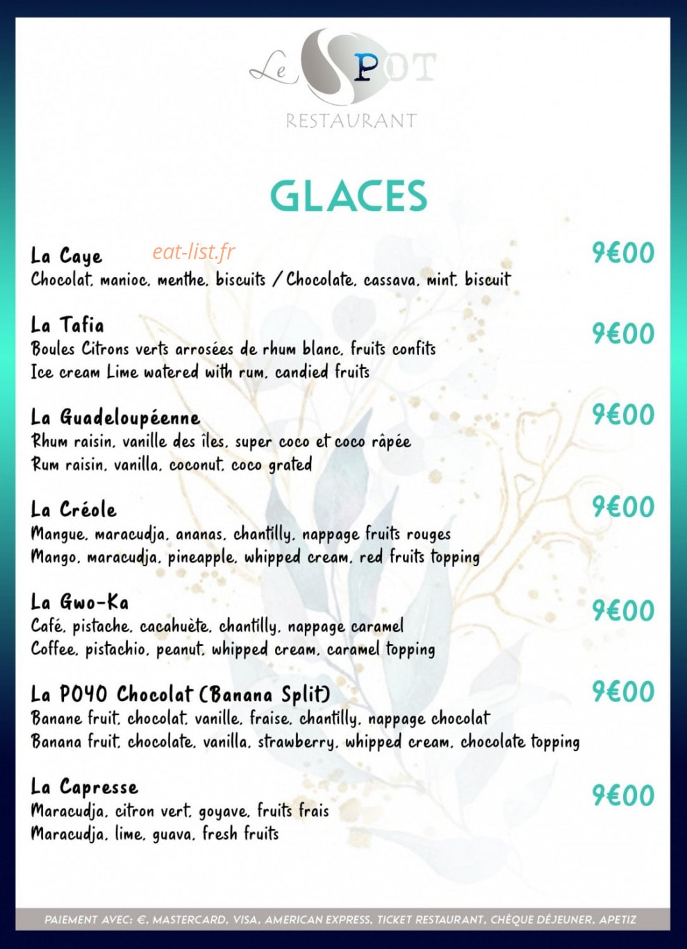 Le Spot — carte page 3