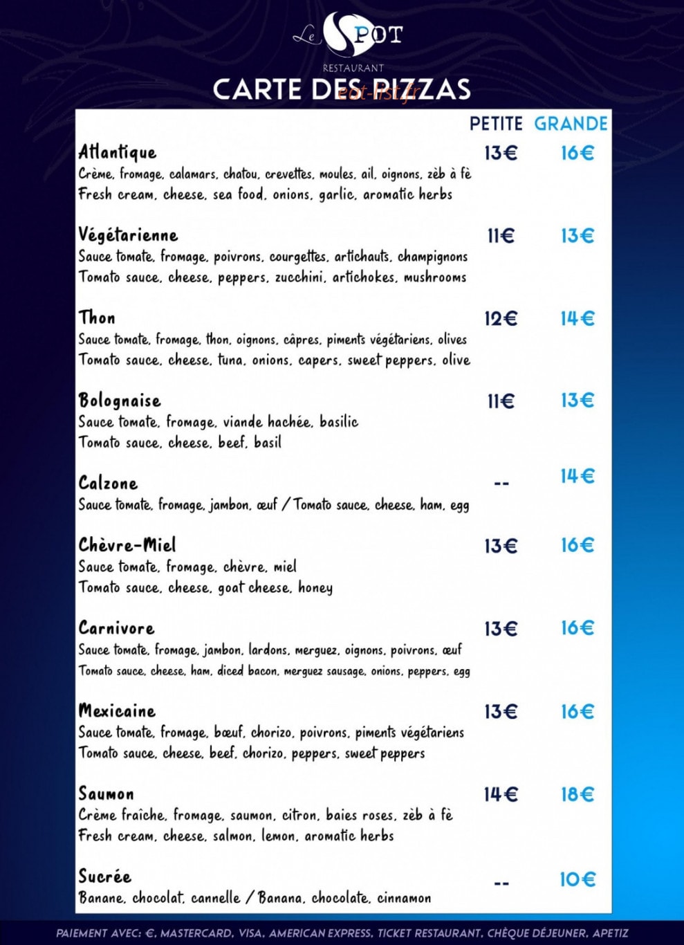 Le Spot — carte page 4