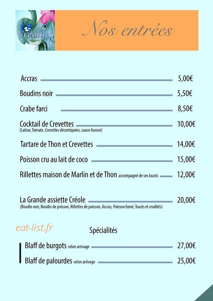Le Créoliles — carte page 3
