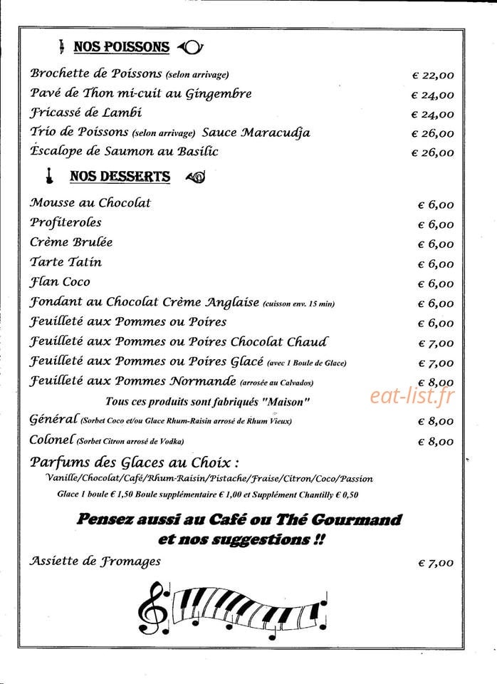 Le Misty — carte page 2