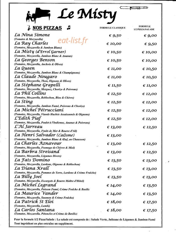 Le Misty — carte page 3