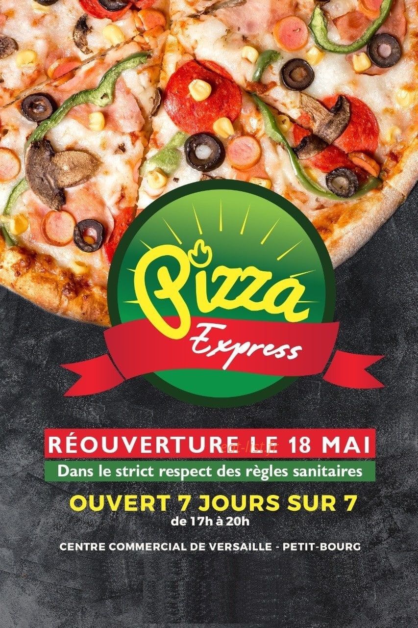 Pizza Express — carte page 1