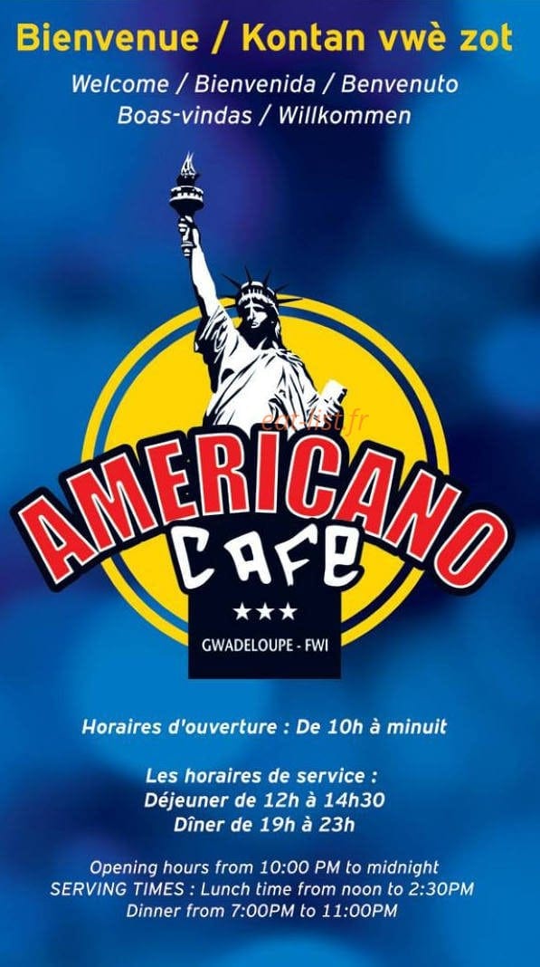 Americano — carte page 1