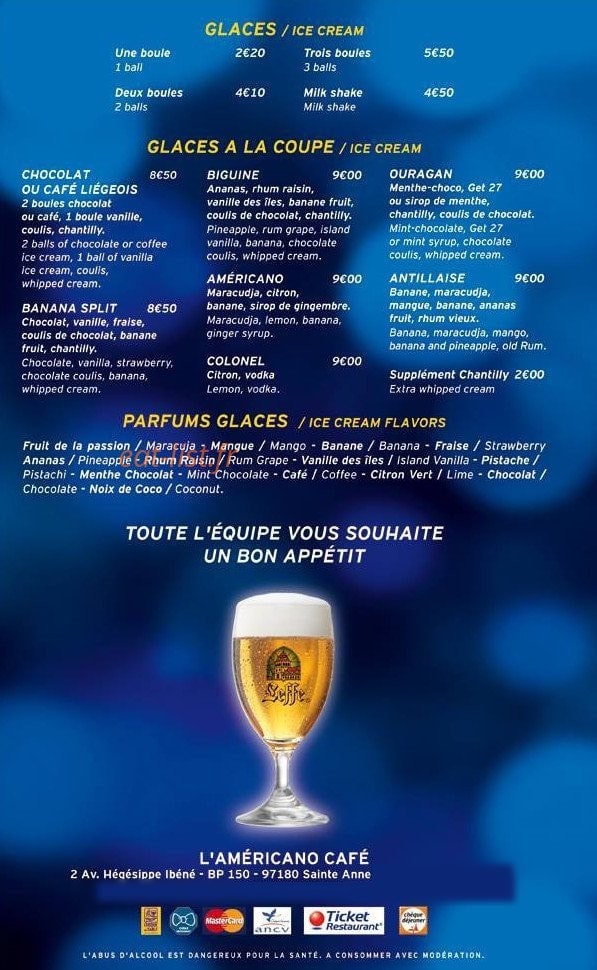 Americano — carte page 6