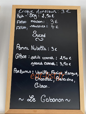Le Cabanon — carte page 2