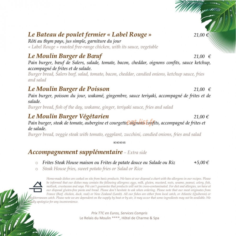 Le Mango — carte page 9