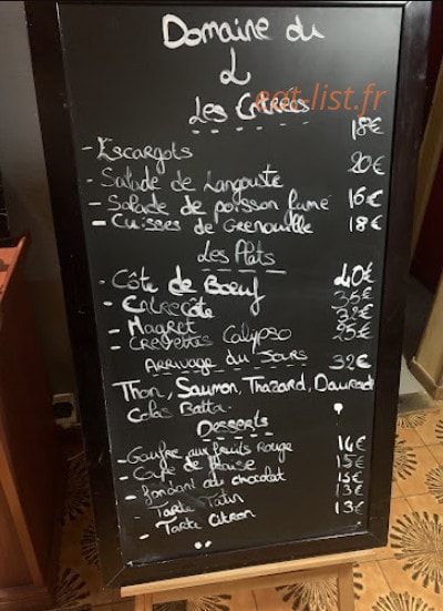 Domaine du L — carte page 1