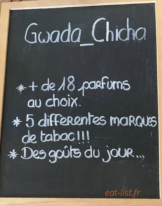 Gwada Chicha — carte page 1