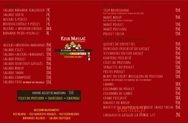 Keur Massai — carte page 1