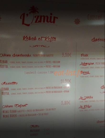 L'Izmir — carte page 1