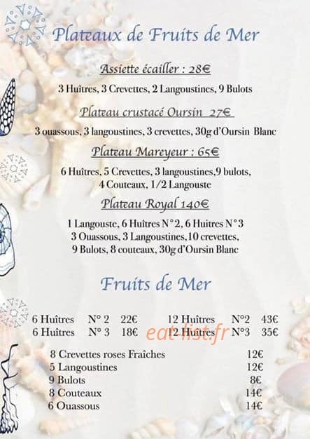 L'Oursin Blanc — carte page 2
