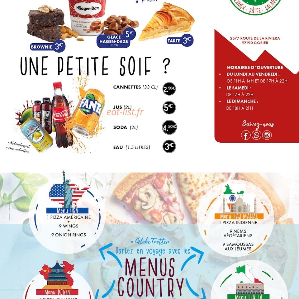 La Pause Pizza — carte page 4
