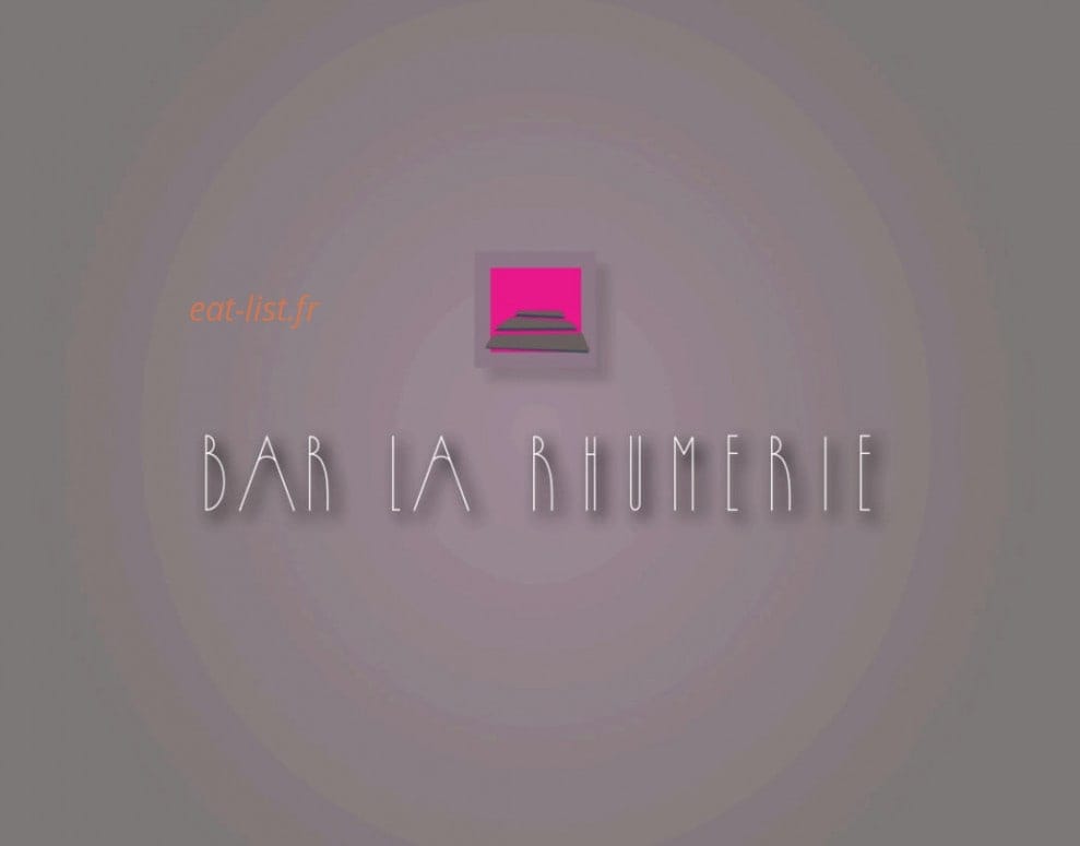La Rhumerie — carte page 1