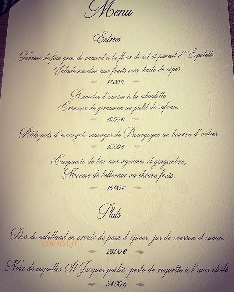 Le Brantome — carte page 1
