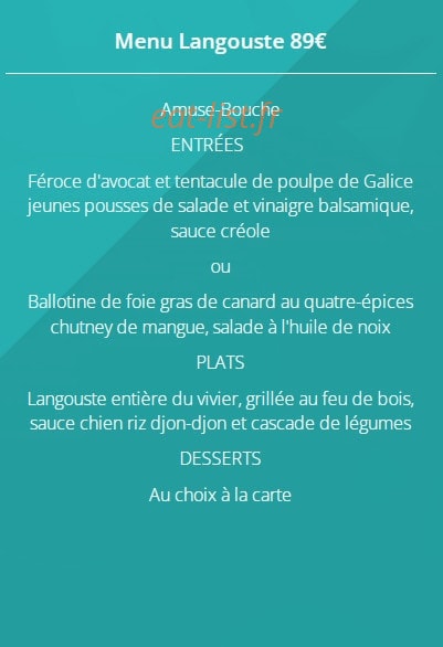 Le Canopy — carte page 4