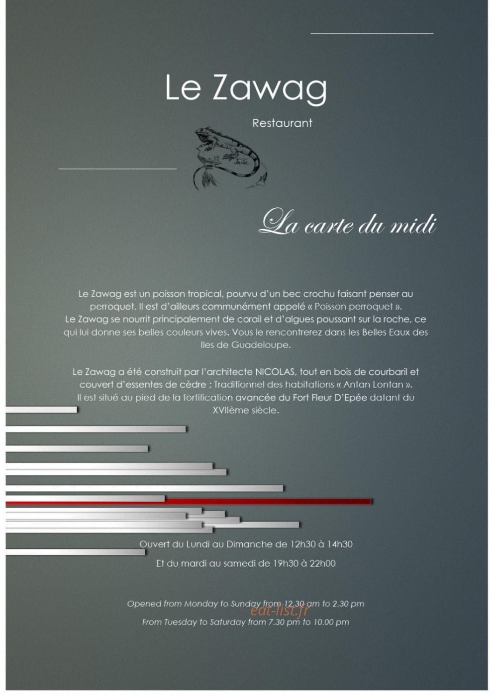 Le Zawag — carte page 1
