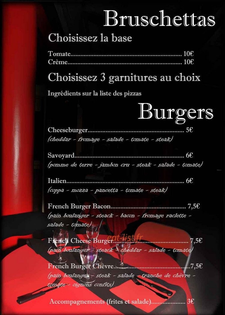 Paradisio Pizza — carte page 1