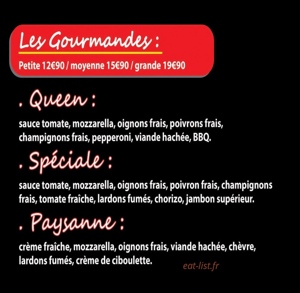 Pizza Hot — carte page 4